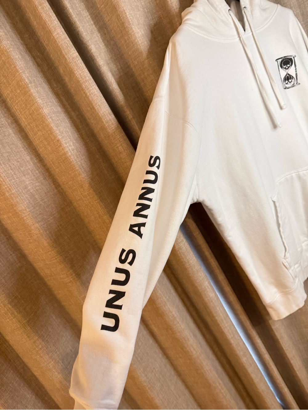 Unus Annus The End Heavyweight White Memento Mori Hoodie 2XL - Picture 4 of 13